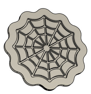 Spider Web Cookie Stamp & Cutter