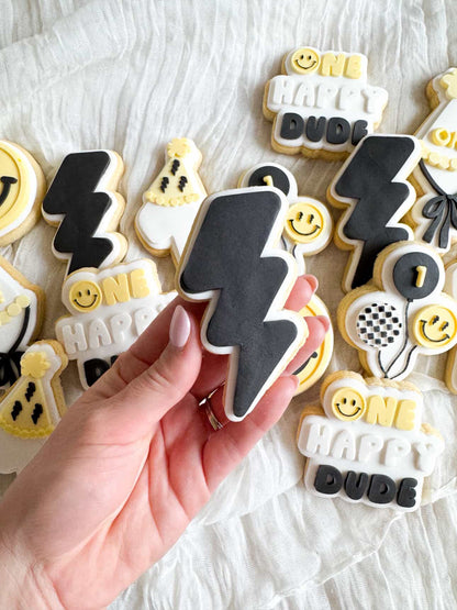 Lightning Bolt Cookie Stamp & Cutter