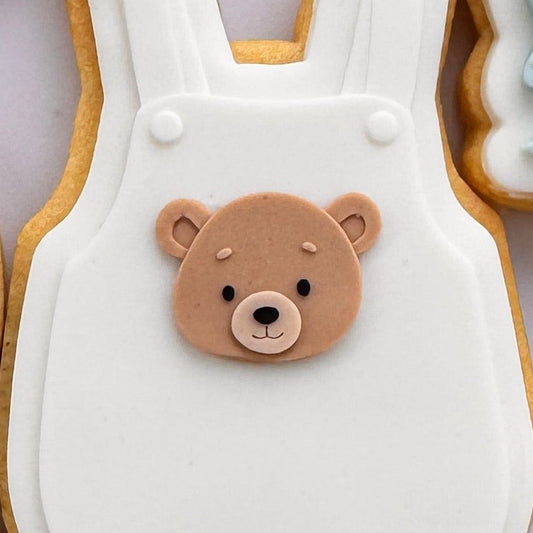 Micro Teddy Bear Face Cookie Stamp