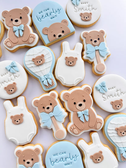 Micro Teddy Bear Face Cookie Stamp