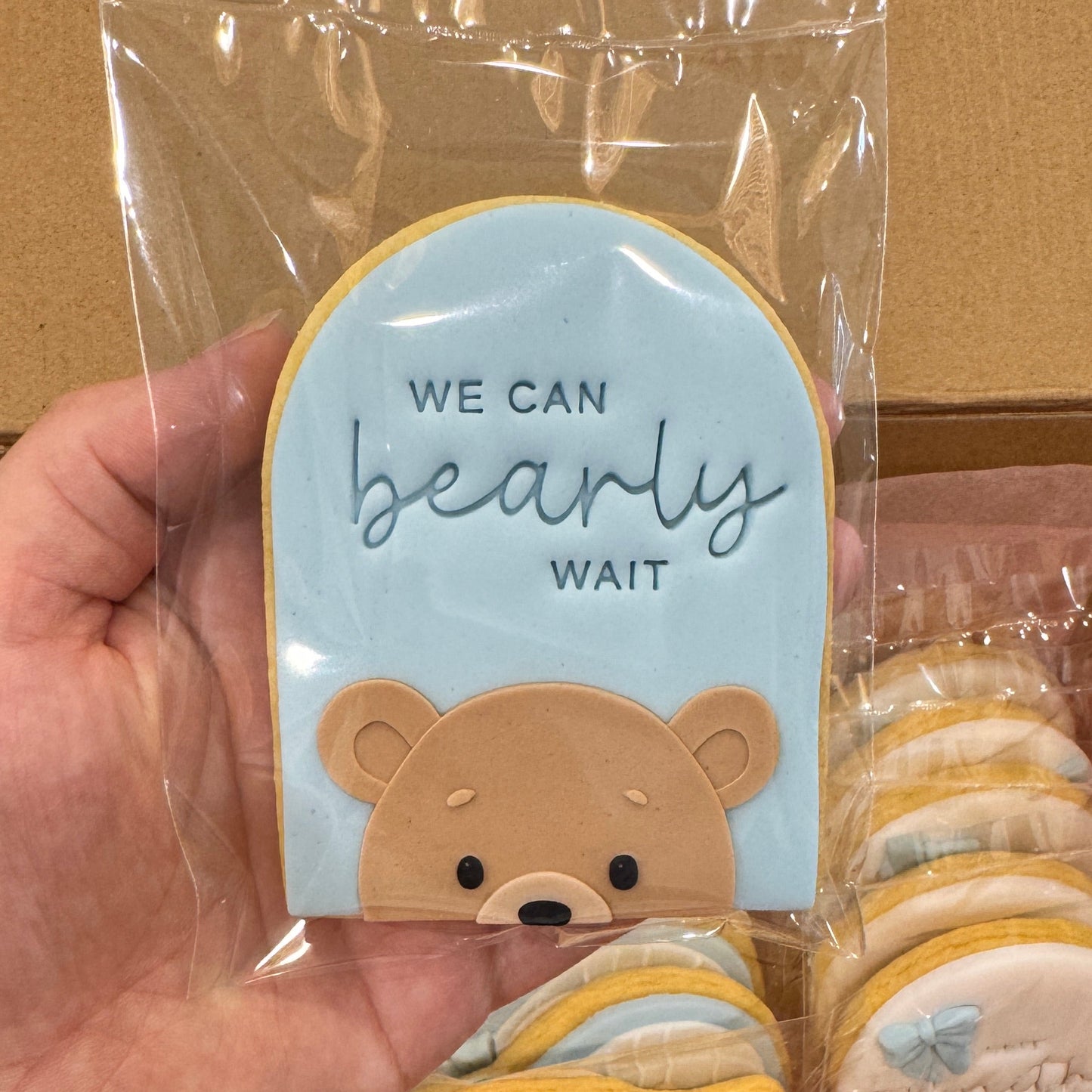 Teddy Bear Face Arch Cookie Stamp & Cutter