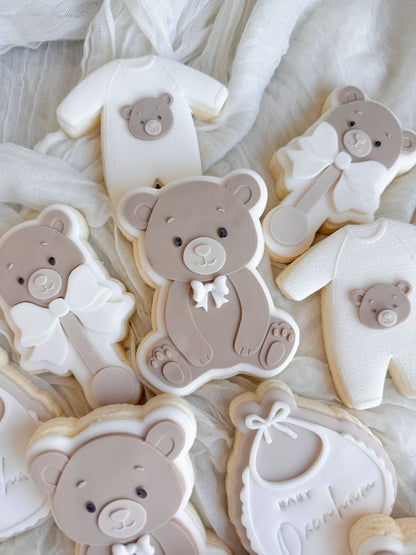 Teddy Bear Cookie Stamp & Cutter