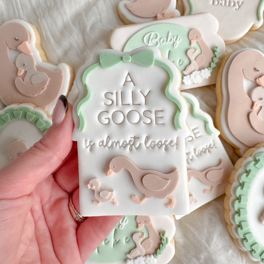 Silly Goose Almost Loose Cookie Stamp & Cutter
