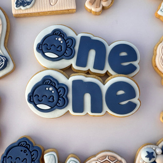 One Word Blank Cookie Stamp & Cutter
