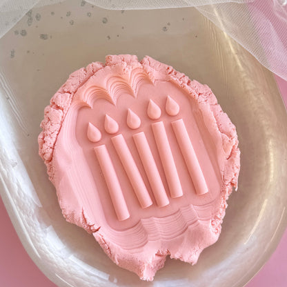 Candles Cookie Stamp & Cutter