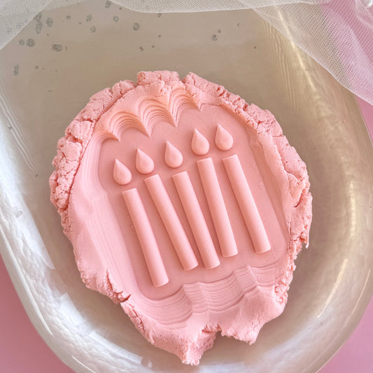 Candles Cookie Stamp & Cutter