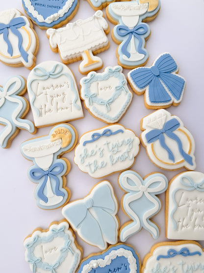 She's Tying the Knot Cookie Stamp & Cutter