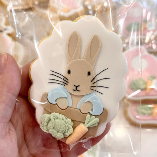 Peter Rabbit in Pot Cookie Stamp and Cutter