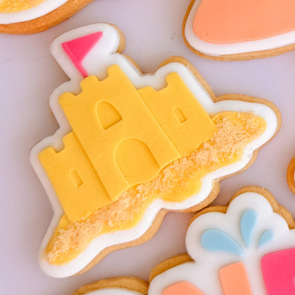 Sand Castle Cookie Stamp & Cutter
