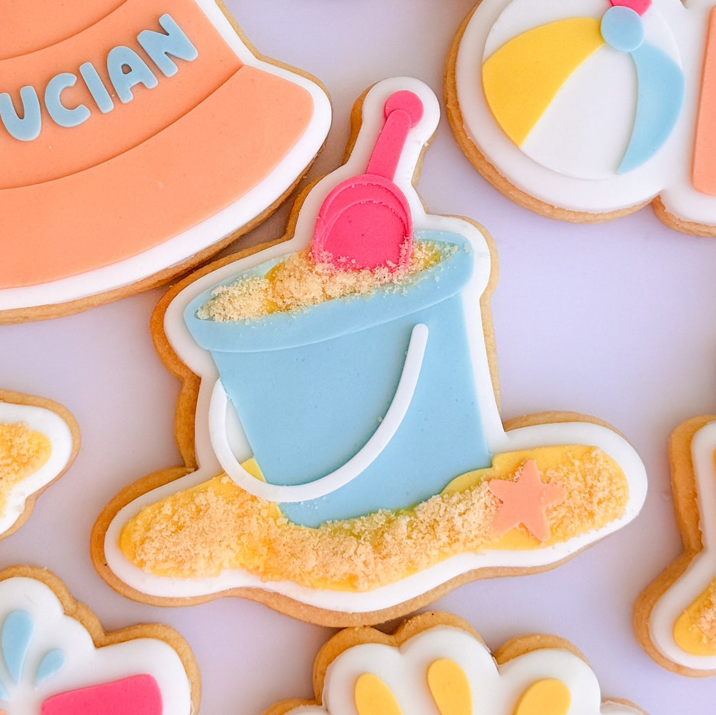 Sand Bucket with Spade Cookie Stamp & Cutter