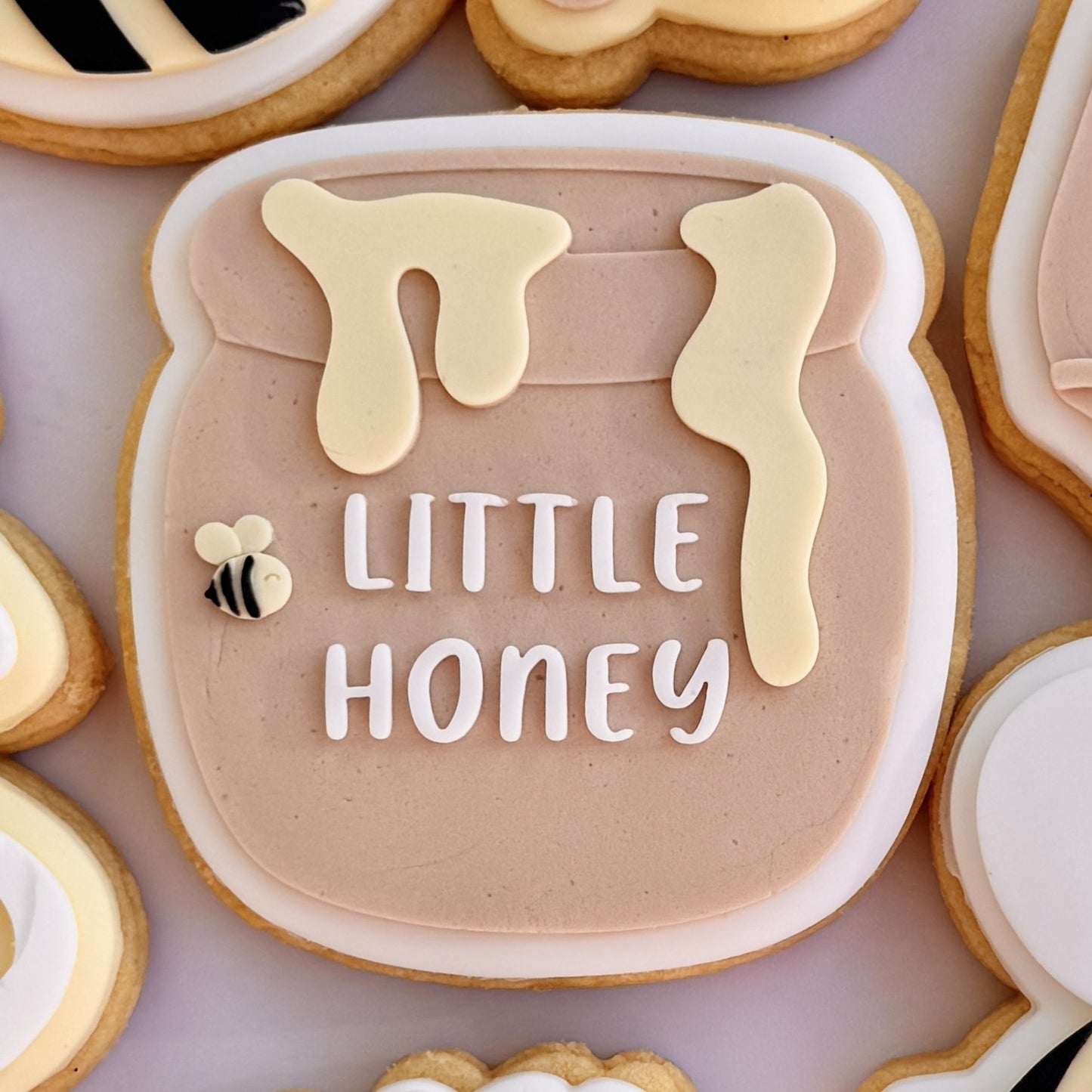 Little Honey Pot Cookie Stamp & Cutter