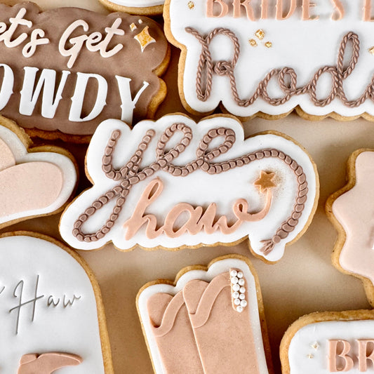 Yee Haw Cookie Stamp & Cutter