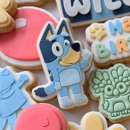 Blue Dog Cookie Stamp & Cutter