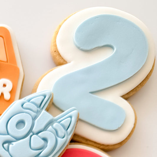 Number 2 Cookie Stamp & Cutter