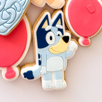 Blue Dog Cookie Stamp & Cutter
