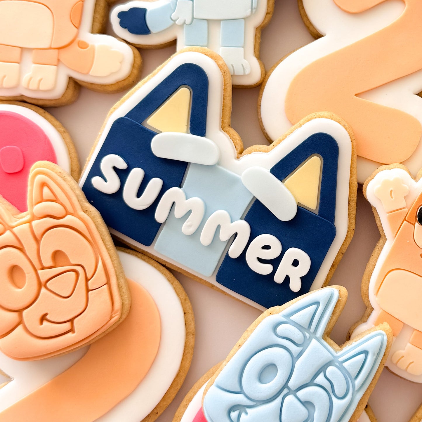 Custom Name Dog Face Cookie Stamp & Cutter