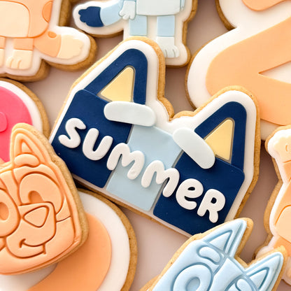 Custom Name Dog Face Cookie Stamp & Cutter