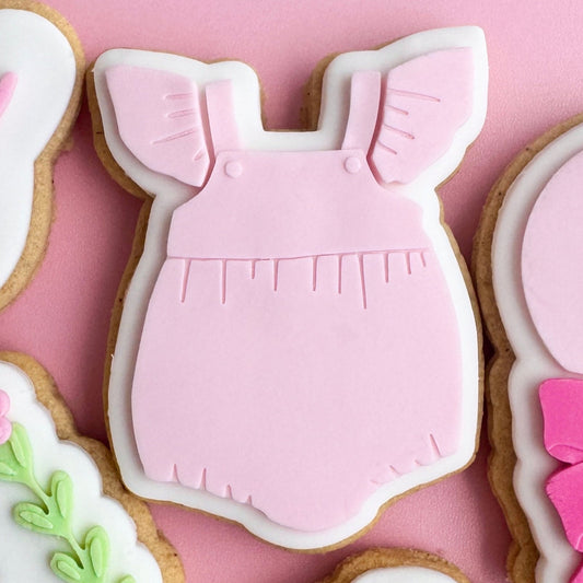 Baby Romper Cookie Stamp & Cutter