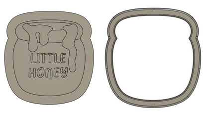 Little Honey Pot Cookie Stamp & Cutter