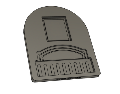 Cot in Arch with Frame Cookie Stamp & Cutter