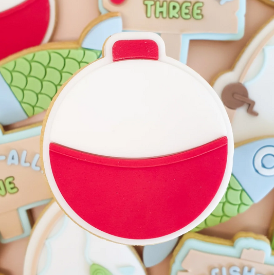 Fishing Float Cookie Stamp & Cutter