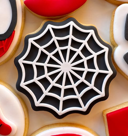 Spider Web Cookie Stamp & Cutter