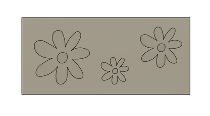 Mini & Micro Daisy Cookie Stamp Plate
