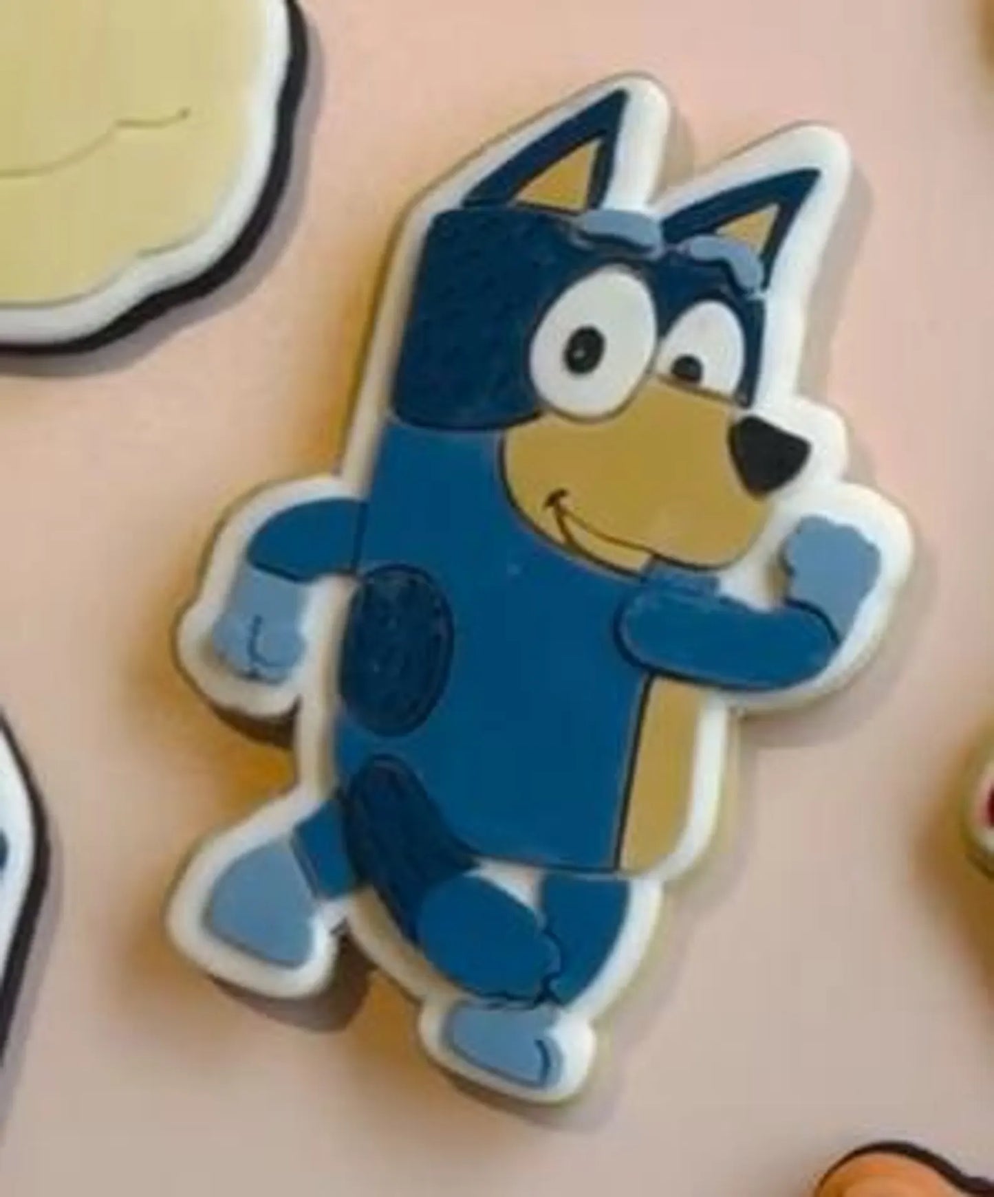 Blue Dog Dad Cookie Stamp & Cutter
