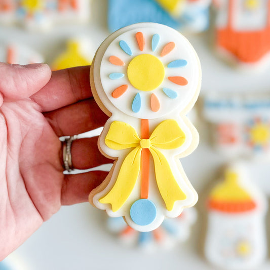 Sun Rattle Cookie Stamp & Cutter