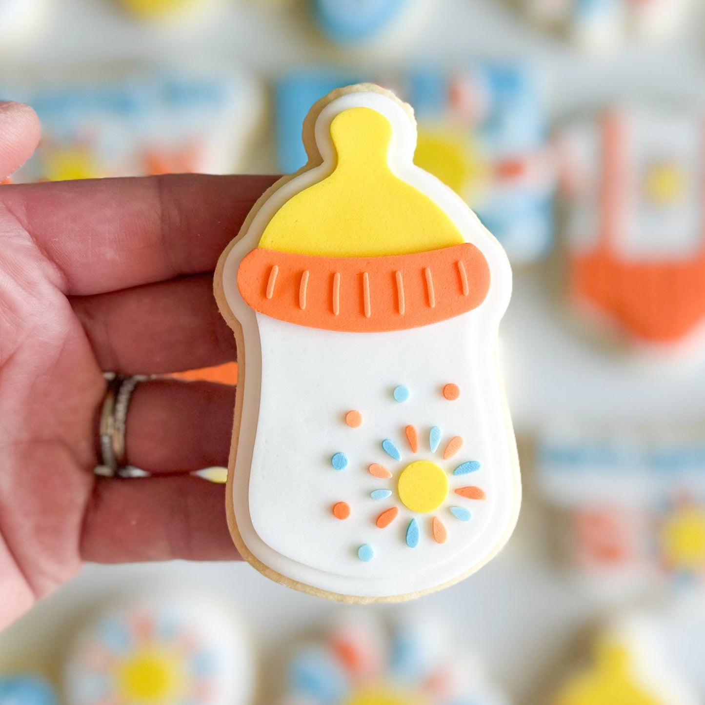 Sun Baby Bottle Cookie Stamp & Cutter